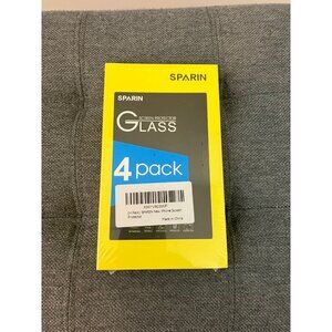 Sparin Glass Screen Protector 4 Pack for iPhone